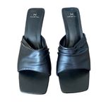 H by Halston H Halston Luanda Vegan Black Leather Heels size 10 Photo 2