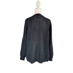 SO Juniors'  Cardigan Size Xs Black Open Front Long Sleeve Pockets Ribbed Cuffs Photo 3