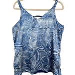 Serra  Women's Blue V-Neck Reversible Retro Tank Top Size Medium Photo 4