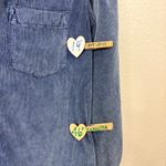 Pilcro Anthro  Long Sleeve Corduroy Denim Color Blue Tiered Dress XS-MED, NO BELT Photo 8