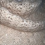 Apt. 9 Y2K  Womens Cowl Neck Open Knit Sweater Pullover Slouch Fit Pink Gold Large Photo 6