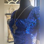 Vintage 70s Sarah Coventry silver metal scroll cross necklace Photo 11