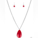 Paparazzi So Pop-u-lar Red Necklace (403) Photo 1