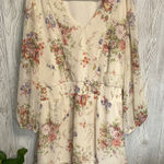 LC Lauren Conrad  Floral Cream Dress Photo 0