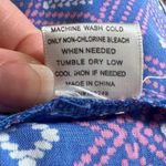 Skies Are Blue  Print Halter Top- Size Medium Photo 6