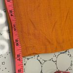 Miou Muse Linen Blend Wide Leg orange Rust Pants size Medium Photo 10