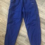 Wilo The Label Anthropology Royal blue Nylon Parachute Pants. Packable Vacation Photo 0