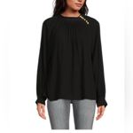 Ba&sh  Neil Embellished Button Blouse XS Photo 1