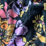 Free People  High Waist Floral Shorts - Black, Pink, Yellow Photo 4