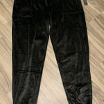 House Of Harlow 1960 Women's Size L Velour Joggers Black Large Photo 0