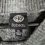 Bobeau Gray Skull Pattern Crewneck Sweater Photo 1