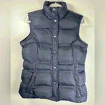 Lands' End  Warm Cozy Puffer Vest Down Feather Dark Navy Women’s Size Small 6-8 Photo 5