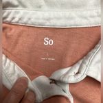 SO Cropped rugby shirt.  for Kohls. Size Large Photo 6