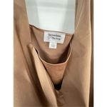 Lucyswhims size large asymmetrical hem cowl front taupe tank top Tan Photo 3