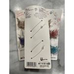 Scunci Tamera Mowry Mini Butterfly Clips Lot of 3 Pink Photo 1