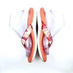 Vionic Tide Sequined Thong Sandals Coral Size 8 Comfort Walking Beach Casual Photo 6