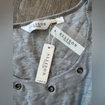 Allison Taylor  Gray Cold Shoulder Top Photo 8