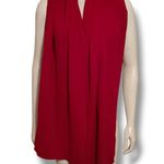 Chicos Reversible Travel Wrap-One Size-4 Way Wear-Lightweight-Red-Burgundy-NEW Photo 4