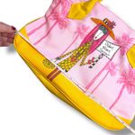 Dolly Mama by Joey Zipper Tote Back Older Wiser Sexier Pink Yellow Tropical Y2K Photo 9