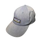 Patagonia Hat Men Women Baseball Cap Blue Denim Chambray Adjustable Strap Logo Photo 2