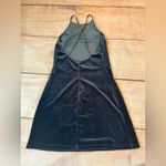 Rampage Vintage 90s Y2K Blue Grey Whimsygoth Velvet Dress Slip Fairy Photo 1