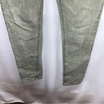 ZARA  Women's Straight Leg Jeans -‎ Olive Green Photo 5