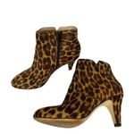 INC  womens size 7M‎ pony hair leopard animal print heel boot booties Photo 0