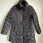 Vuarnet black long puffer jacket size 95 equivalent IS size men’s S or women L Photo 0