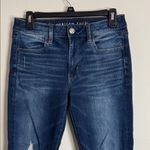 American Eagle   360NE(X)T Level Stretch Hi-Rise Jegging Jeans Distressed size 6 Photo 2