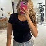 destined Navy Baby Tee  Photo 0