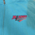 J.America Talladega Superspeedway Full Zip‎ Sweatshirt Light Blue Women’s Small Photo 2