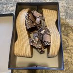 Universal Threads Snake Print Espadrilles Wedges Photo 3