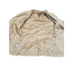 Ann Taylor  PETITES Beige 100% Silk Blazer Jacket Women Size 6P Lined Photo 4