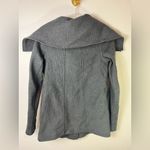 Lululemon Athletica Charcoal Virasana Blanket Wrap Zip- Up Jacket Sz 4 Photo 3