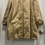 Akris Punto Silk Water Repellent Khaki Trench Coat Sz 8 Photo 7