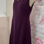 Carlisle New York sleeveless purple a line dress with zippers on pleats of hemli Photo 4