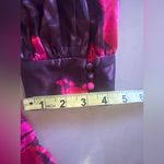 Nine West  DRESS BLOUSE  HIGH NECK LONG SLEEVES PLUZ SIZE XXL Pink Floral Photo 8