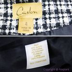 Caslon tweed black and white blazer jacket , women's size 4 Photo 16