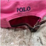 Ralph Lauren  Vibrant Pink Cap with Navy Logo Photo 2