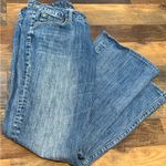 American Eagle Hipster Flare Jeans Women’s 10 Long Y2K Low Rise Blue Denim Photo 11