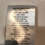 Nina Leonard Black and White Striped Dress with Crocheted Hem Size M Photo 11