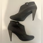 Coach Aliza Black Leather Ankle Boot Booties Size 8 Photo 3