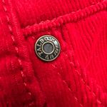 Talbots High Waist Straight Leg Corduroy Jeans Pants Cherry Red Size 14 Photo 8
