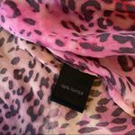 Lafayette 148  Career Silk Button Down Blouse Size 6 Cheetah Top Photo 5