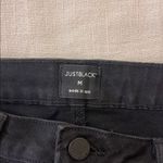 Just Black Black Denim Mini Skirt Photo 2