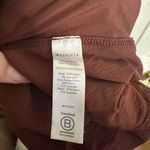 Athleta  Trekkie Hybrid Crop Tight Trail Pants Cognac Brown Women's Size 6 Photo 5