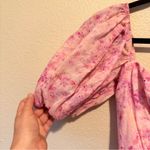 Bardot  Revolve Pink Floral Kiah Corset Mini Dress Womens M Coquette Romantic Photo 3