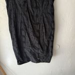 Old Navy  Dress Womens‎ 16 Black Sleeveless Floral Eyelet Embroidered Midi Cotton Photo 2