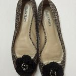 Ellen Tracy 'Falan' Peep Toe Flats Size 8M Photo 1