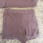 Purple Knit Lounge Set Photo 2